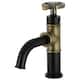 Option Matte Black / Antique Brass