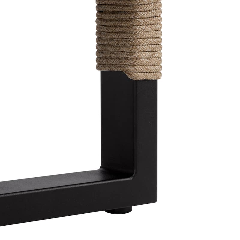 SAFAVIEH Outdoor Living Arman Lounger with Cushion - 79"W x 26"D x 15"H