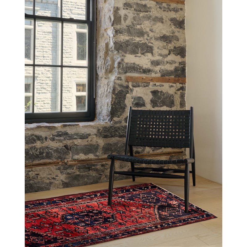 ECARPETGALLERY Hand-knotted Andelz Red Wool Rug - 3'5 x 6'3