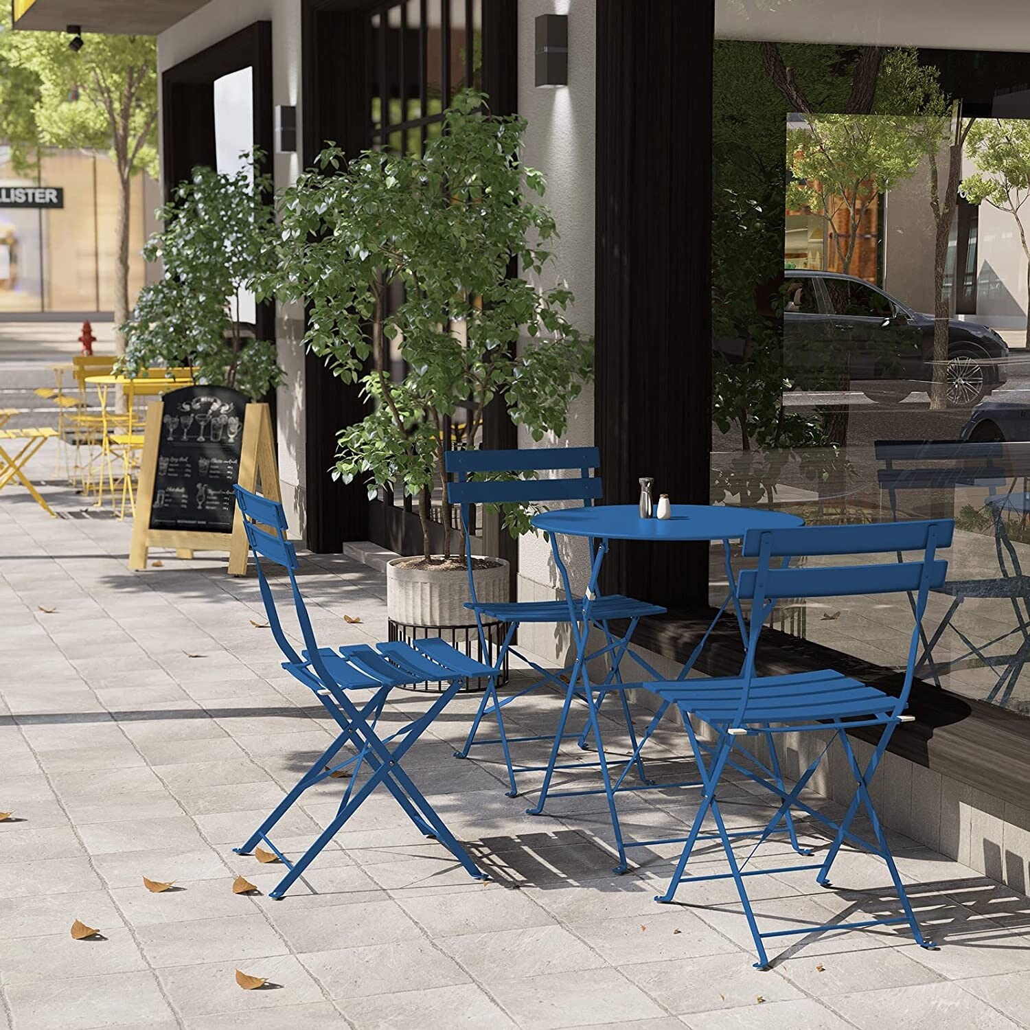 Grand patio premium clearance steel patio bistro set