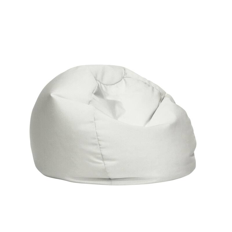 Sorra Home Valdese Boucle Outdoor Bean Bag - 30 in W x 30 in W x 20 in H
