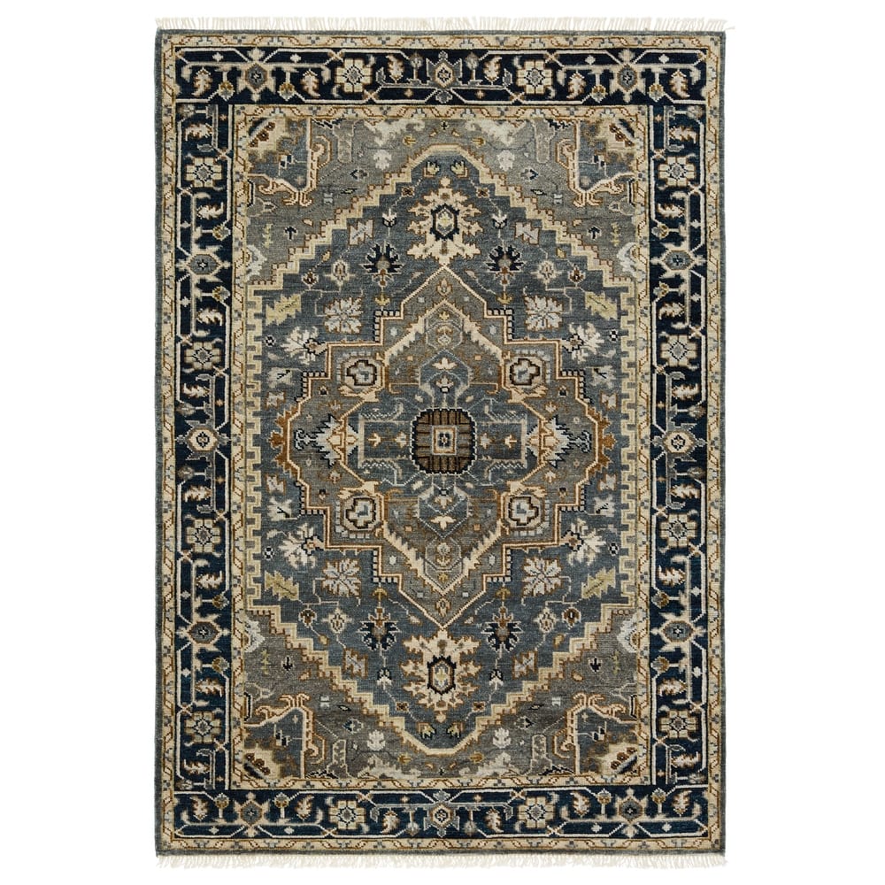 Arlington Hand-Knotted Medallion Area Rug