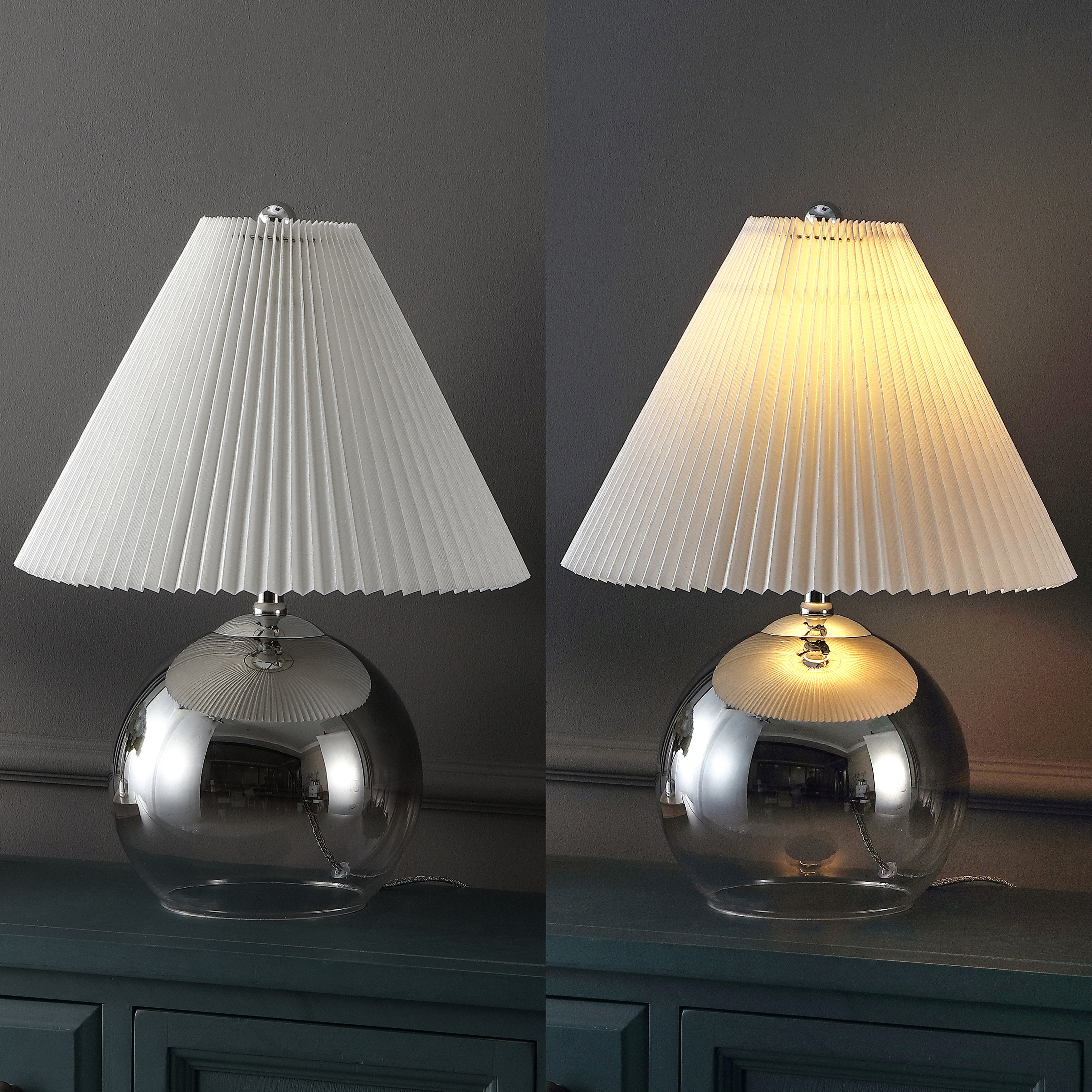 Round led table lamp on sale