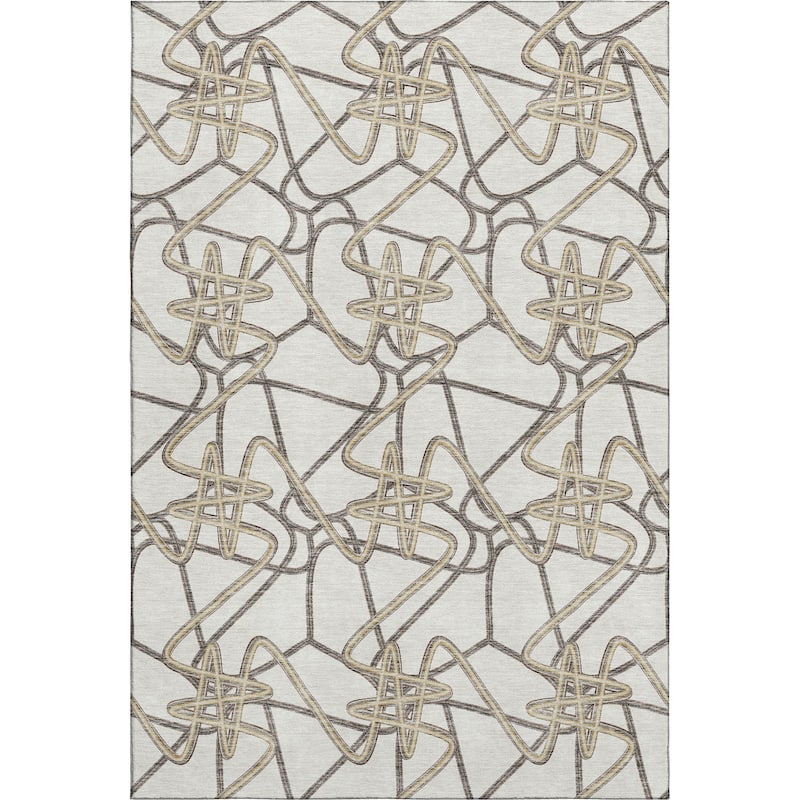 Premium Washable Super Soft Modern Maze Mayfield Rug