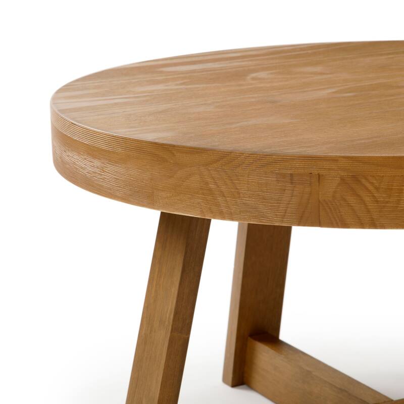 Plank and Beam Classic Round Coffee Table - 30"