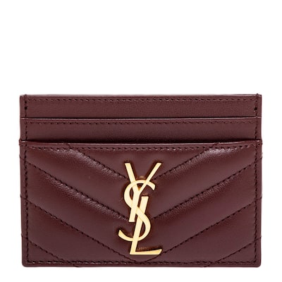 Saint Laurent Matelassé Card Case