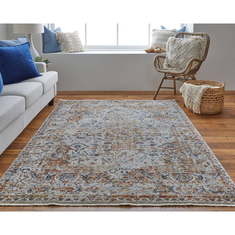 Frencess Medallion Vintage Area Rug