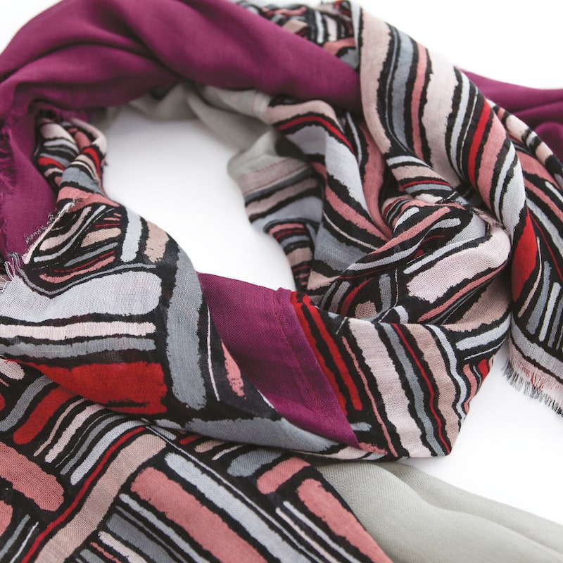 Aventura Women's Bookstack Striped Scarf