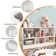 preview thumbnail 7 of 39, Costway Kids 2-Shelf Bookcase 5-Cube Wood Toy Storage Cabinet