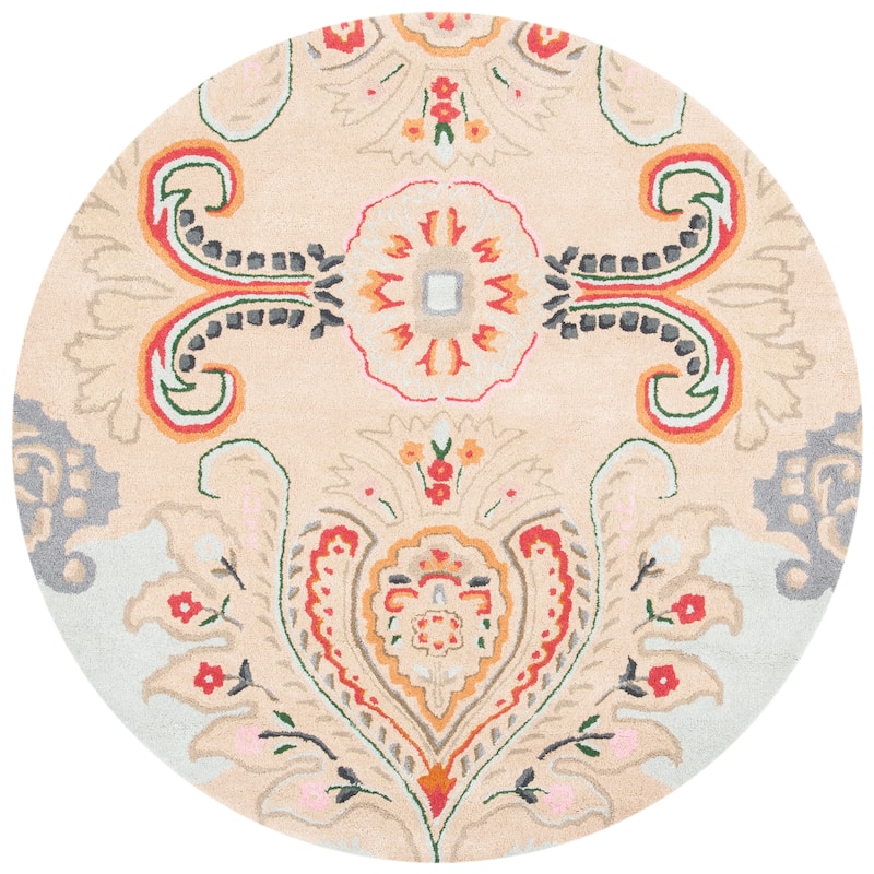SAFAVIEH Handmade Bella Manjulata Floral Wool Rug