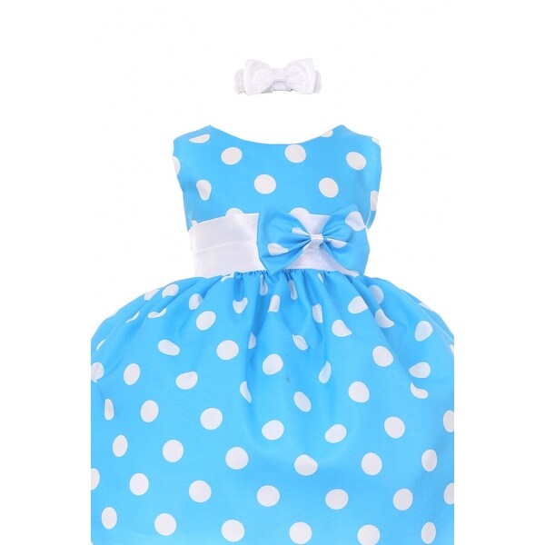 baby girl blue occasion dress
