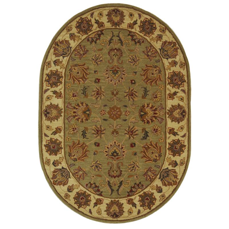 SAFAVIEH Handmade Heritage Kimono Traditional Oriental Wool Rug
