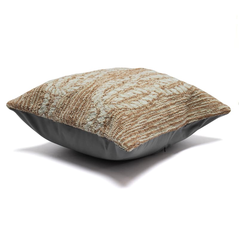 Liora Manne Frontporch Ropes Indoor/Outdoor Pillow Neutral 18" Square