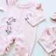 preview thumbnail 3 of 2, Newborn Baby Girl Coming Home Set with Rose Details - 10 Piece