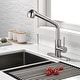preview thumbnail 23 of 33, Single-Handle Pull-Out Sprayer Kitchen Faucet in Stainless