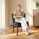 preview thumbnail 6 of 19, Modern Velvet Accent Chair, Soft Upholstered Living Room Chair with Wooden Legs
