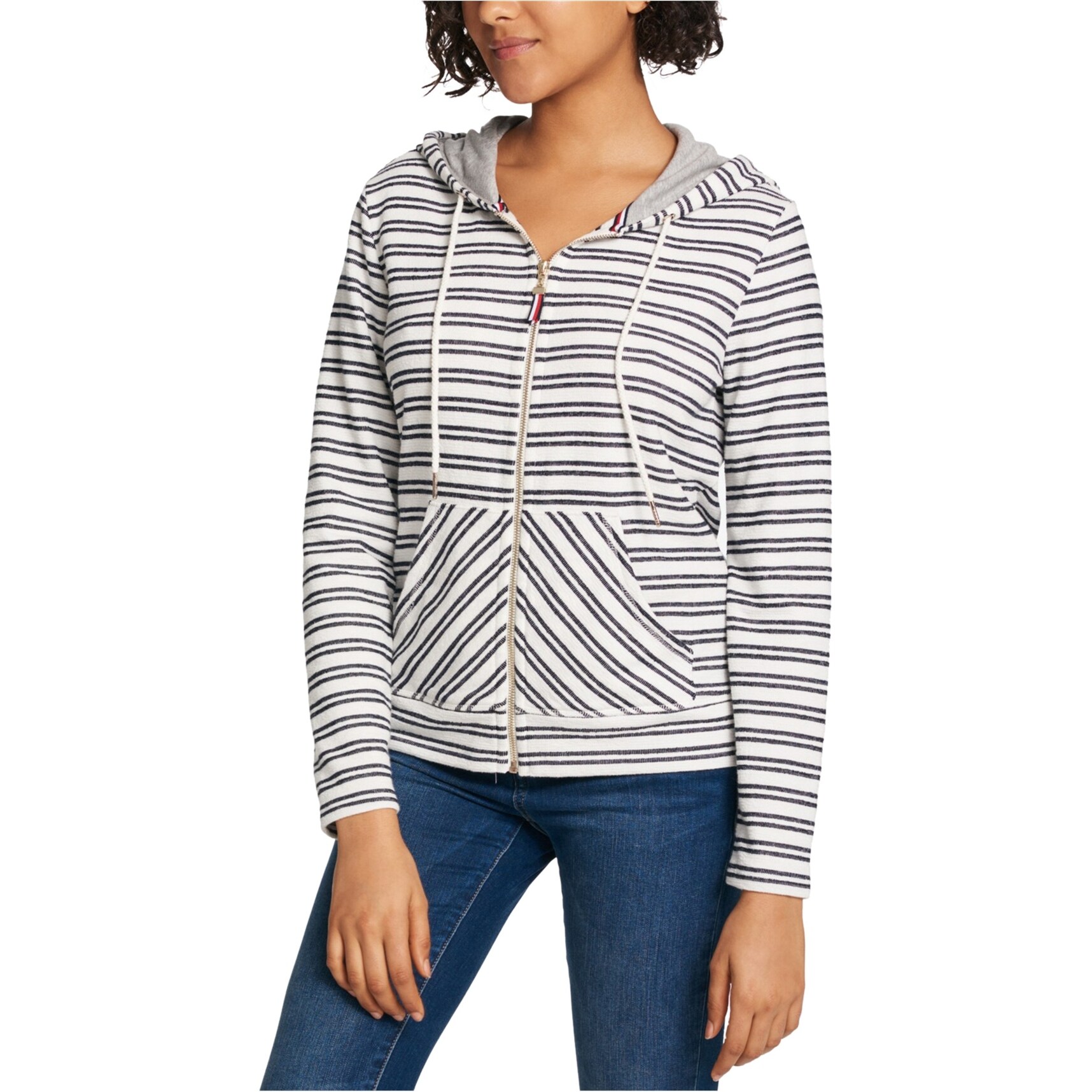 tommy jeans striped sweatshirt