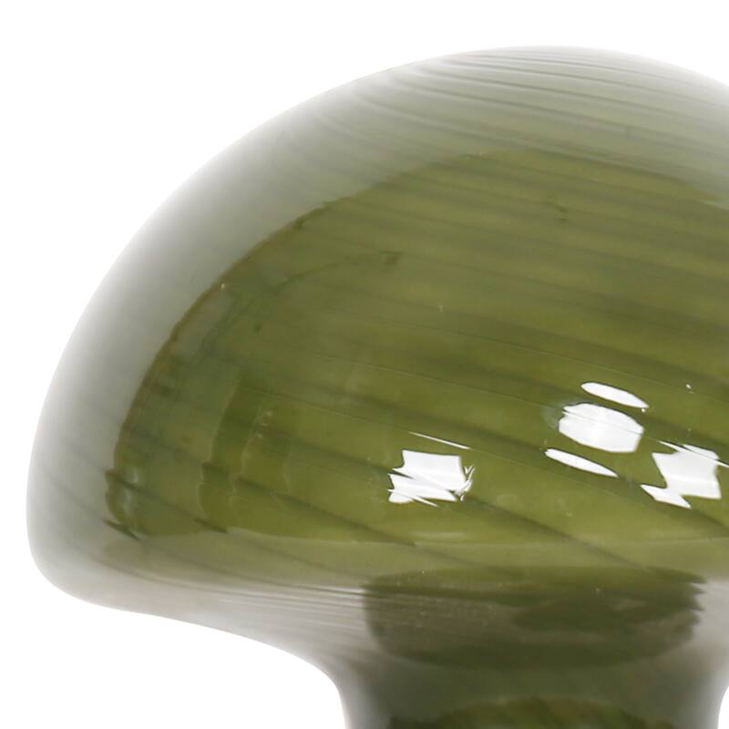 Glass Mushroom Lamp Translucent Small Nightstandable Lamps