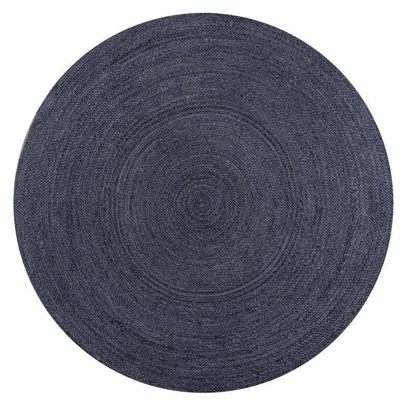 JONATHAN Y Abyss Braided Coastal Cottage Round Jute Area Rug
