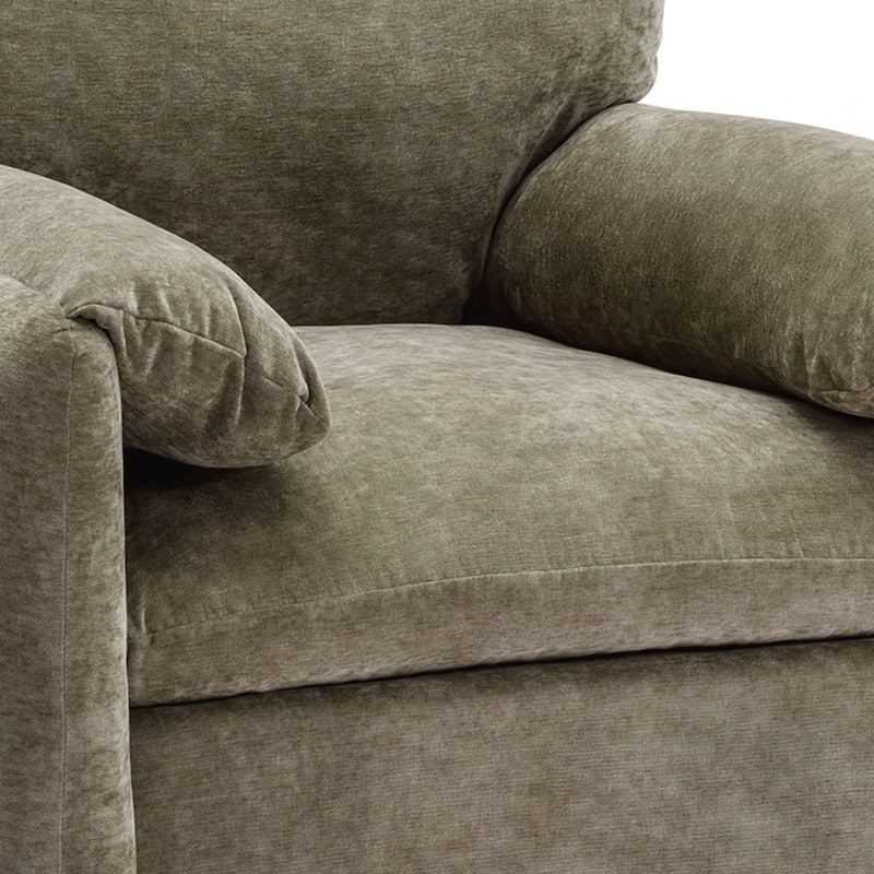 Modern Style Chenille Oversized Armchair Accent Chair Single Sofa Lounge Chair