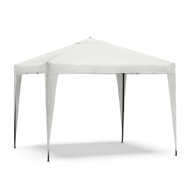 Furniture of America Briar Easy Set-Up Adjustable Outdoor Pop Up Gazebo with Soft Top and Carry Bag