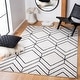 preview thumbnail 1 of 154, SAFAVIEH Adirondack Benilda Modern Geometric Rug 4' x 6' - Ivory/Black