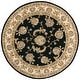 preview thumbnail 57 of 87, Nourison Hand-tufted Area Rug 4' Round - Black - Round