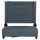 2 Pack 500 lb. Rated Lightweight Stadium Chair-Handle-Padded Seat