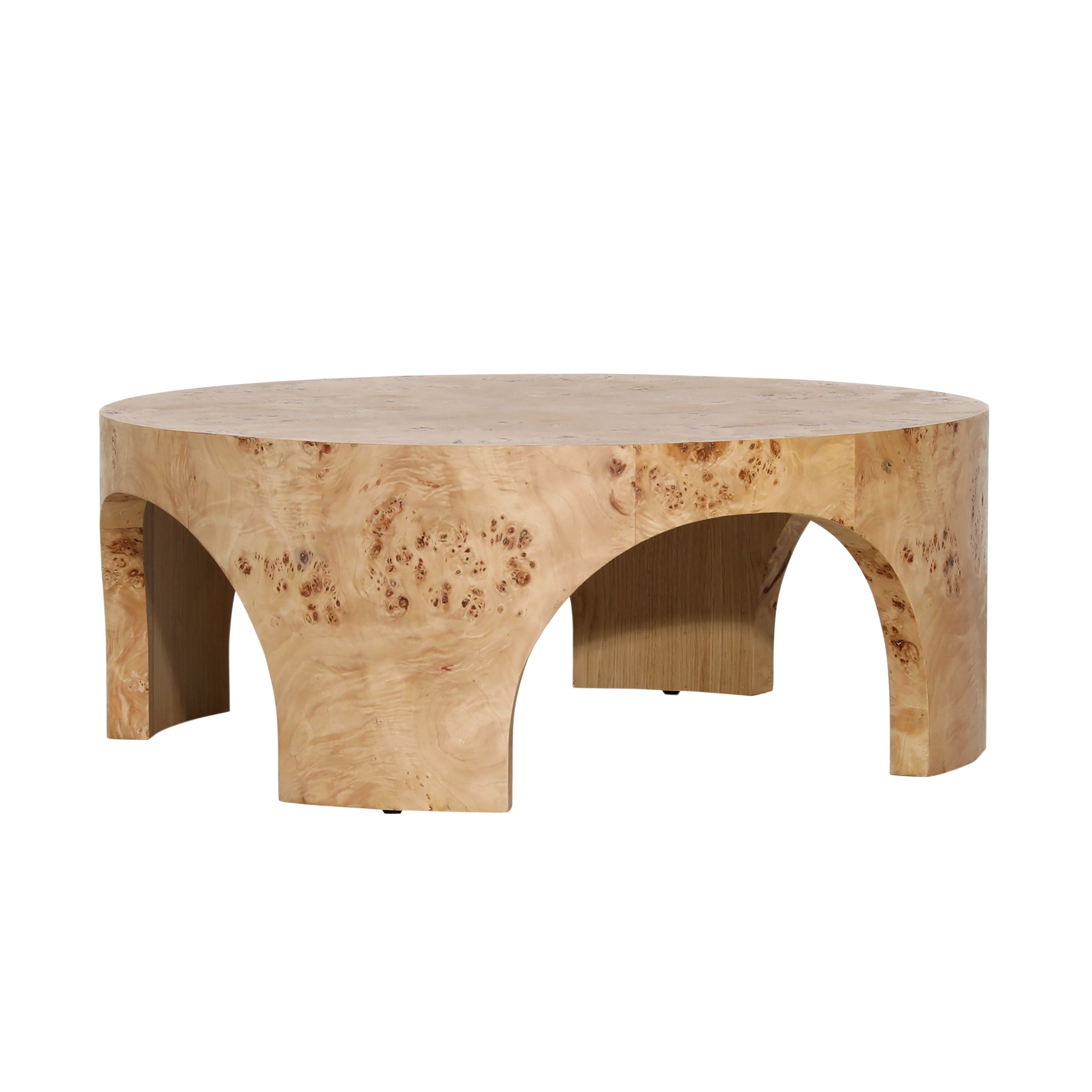 Natural maple coffee table discount