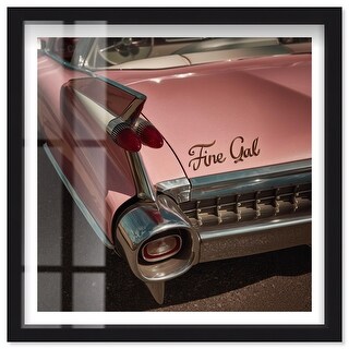 Fine Gal II Glam Wall Art Shadowbox Print by Notoriart - Bed Bath