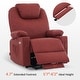 preview thumbnail 50 of 51, MCombo Large Power Lift Recliner Leather Chair with Massage, Heat, Cup Holders,Extended Footrest, Leather 7516