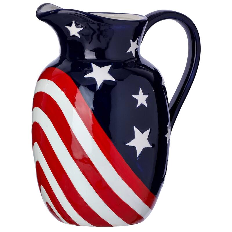 8" Ceramic American Spirit Pitcher
