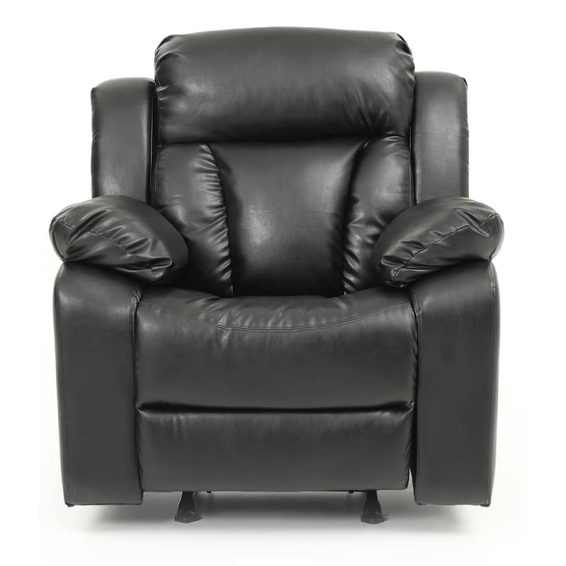 Copper Grove Sorgenfri Faux Leather Rocker Recliner Chair