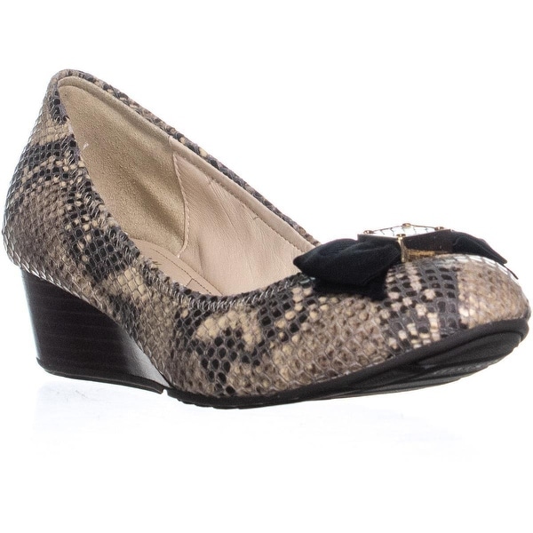 cole haan tali soft bow wedge