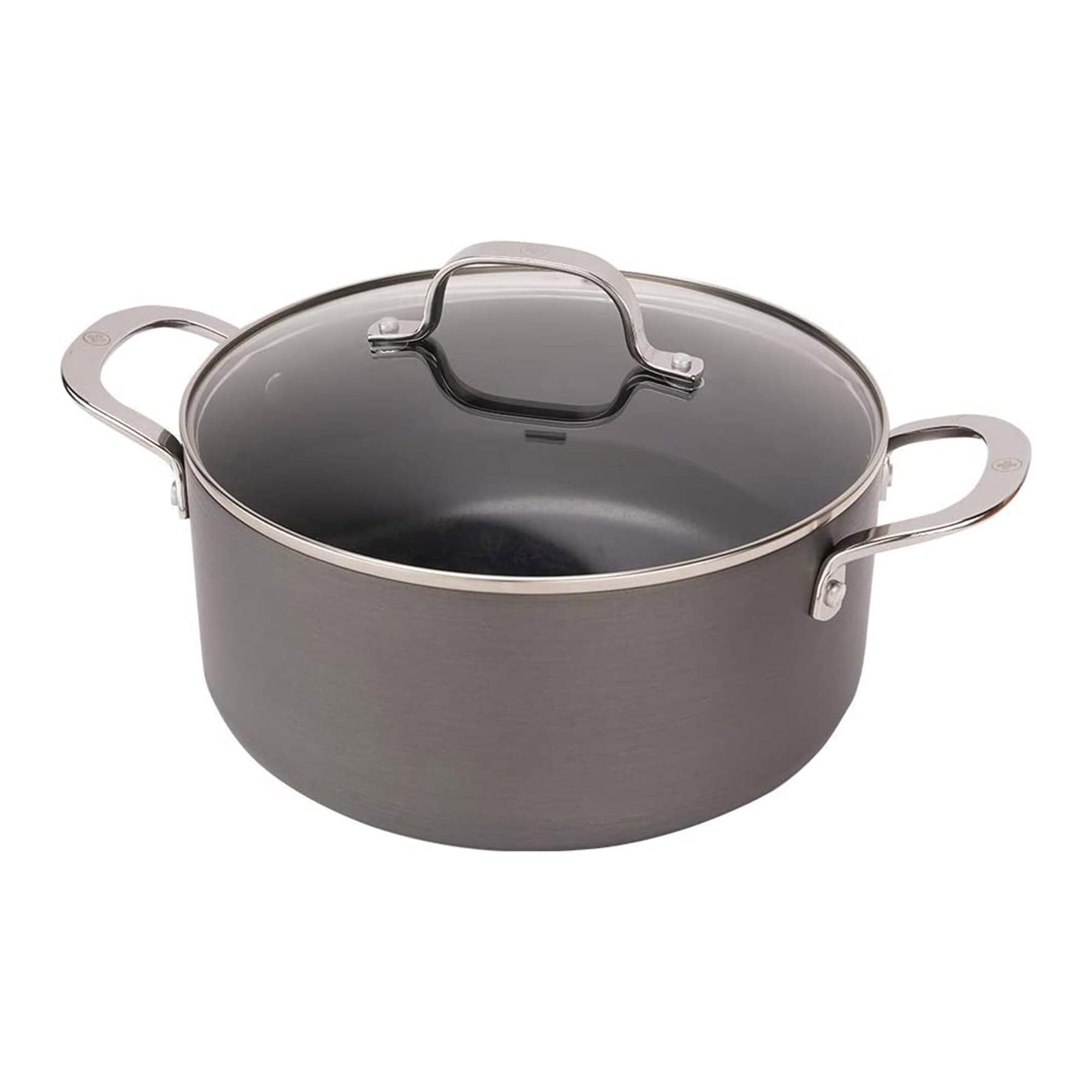 4.7L 24cm (5 Quart 9.5 Inch) Hard Anodized Nonstick Dutch Oven With Lid -  Bed Bath & Beyond - 37881977