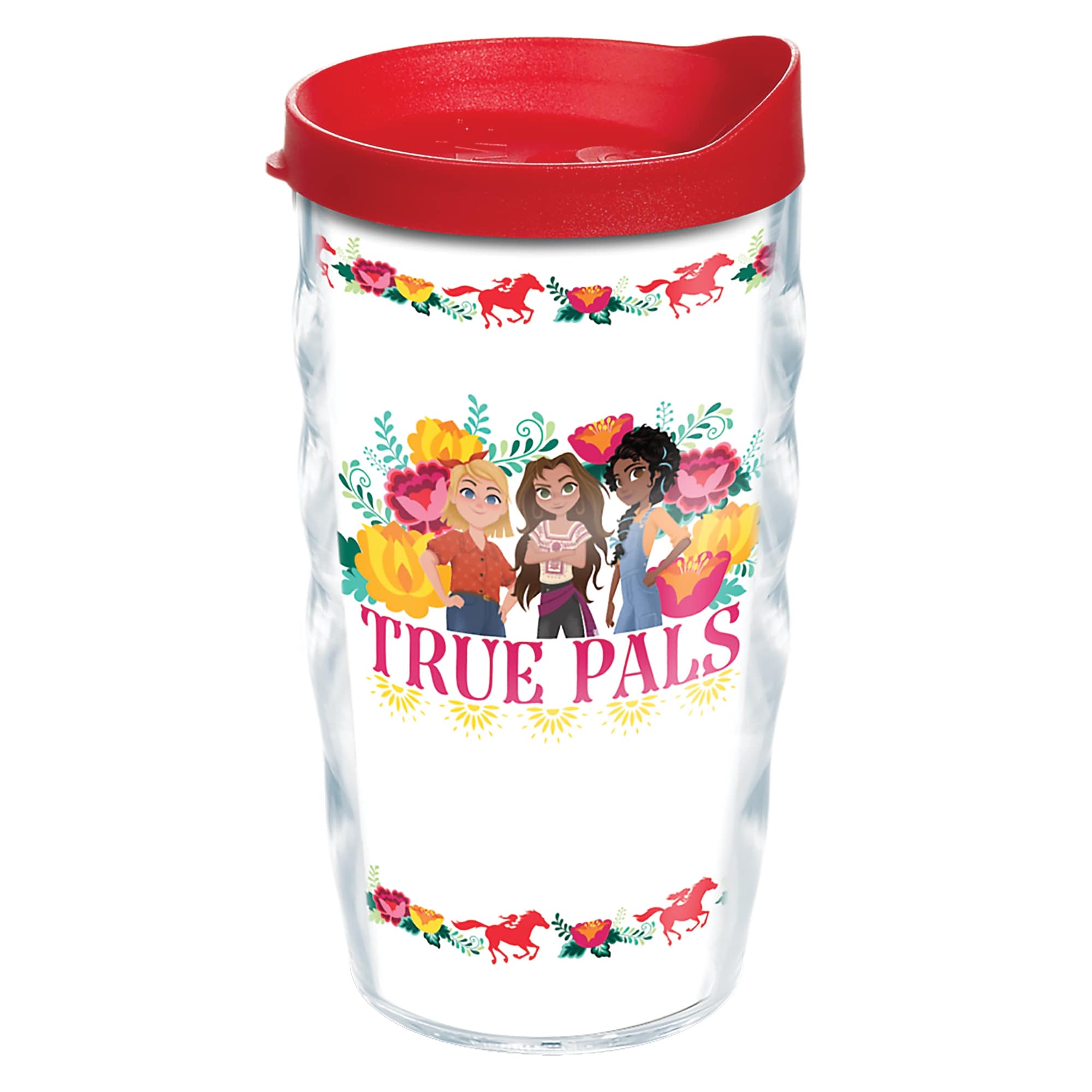 Tervis Universal DreamWorks Spirit Untamed - True Pals Made in USA Double Walled Insulated Travel Tumbler, Clear - 10oz Wavy