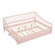 preview thumbnail 9 of 22, Multi-functional Design,Full Size Daybed with Trundle and Support Legs,Solid Construction