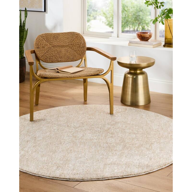 Livabliss Poet Traditional Area Rug - Light Slate - 2'7" x 7'3"