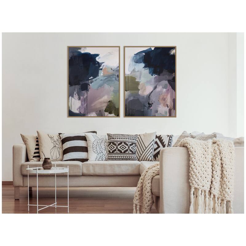 Kate and Laurel Under the Sky No. 1 & No. 2 2 Piece Framed Canvas Wall Art Set by Amy Lighthall