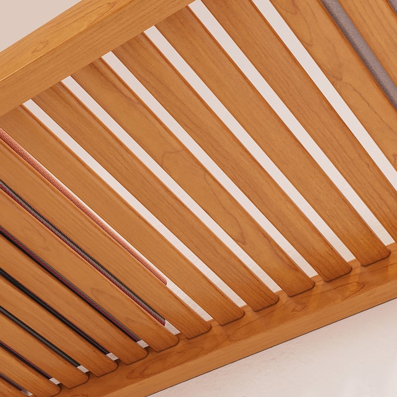 John Louis Home Solid Wood Reach-In Simplicity Closet System with 2-Drawers Honey Maple