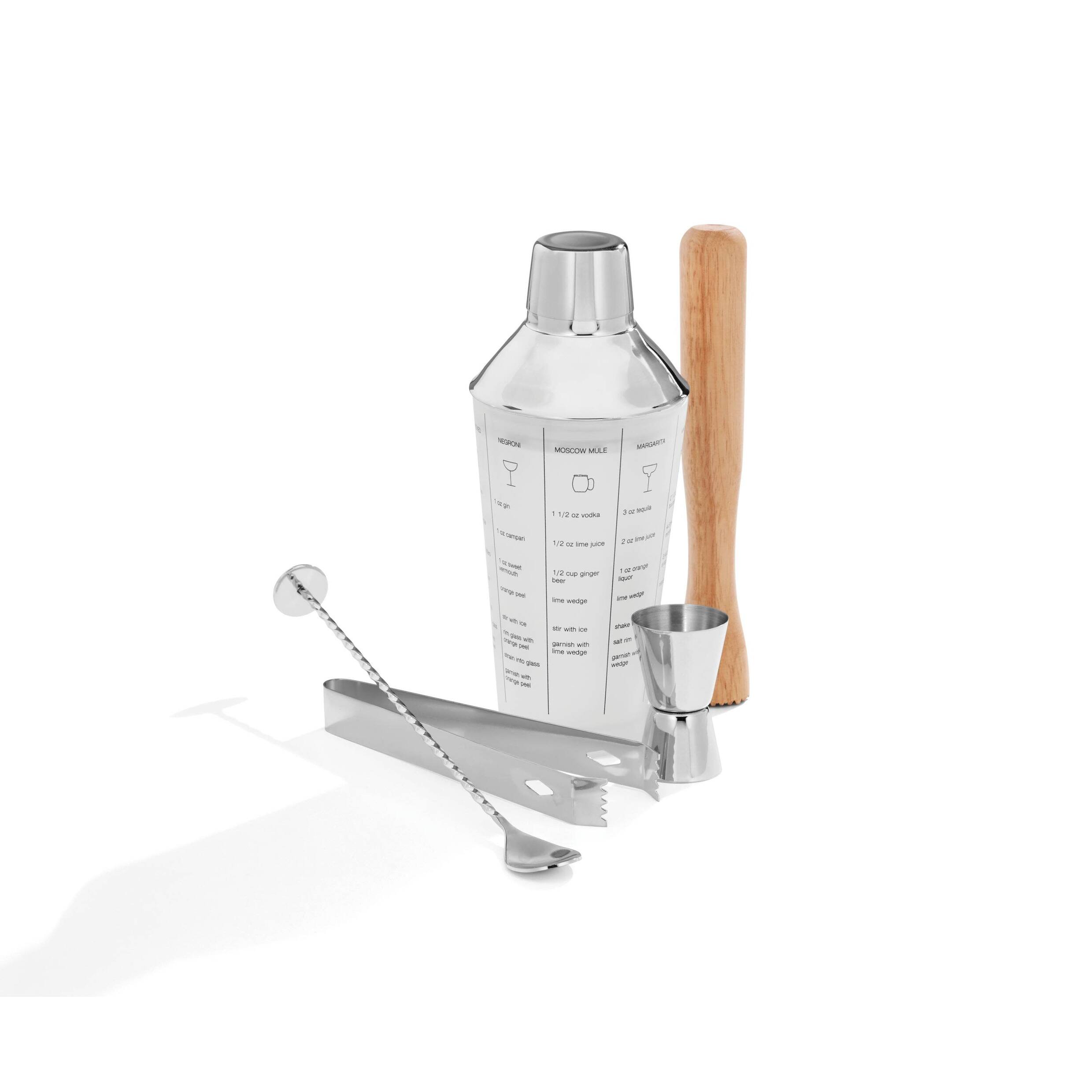 5Piece Mixology Shaker Tool Set Bed Bath & Beyond 39678517