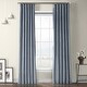 preview thumbnail 8 of 47, Exclusive Fabrics Heritage Plush Velvet Sing Curtain (1 Panel) 50 X 108 - Denmark Blue