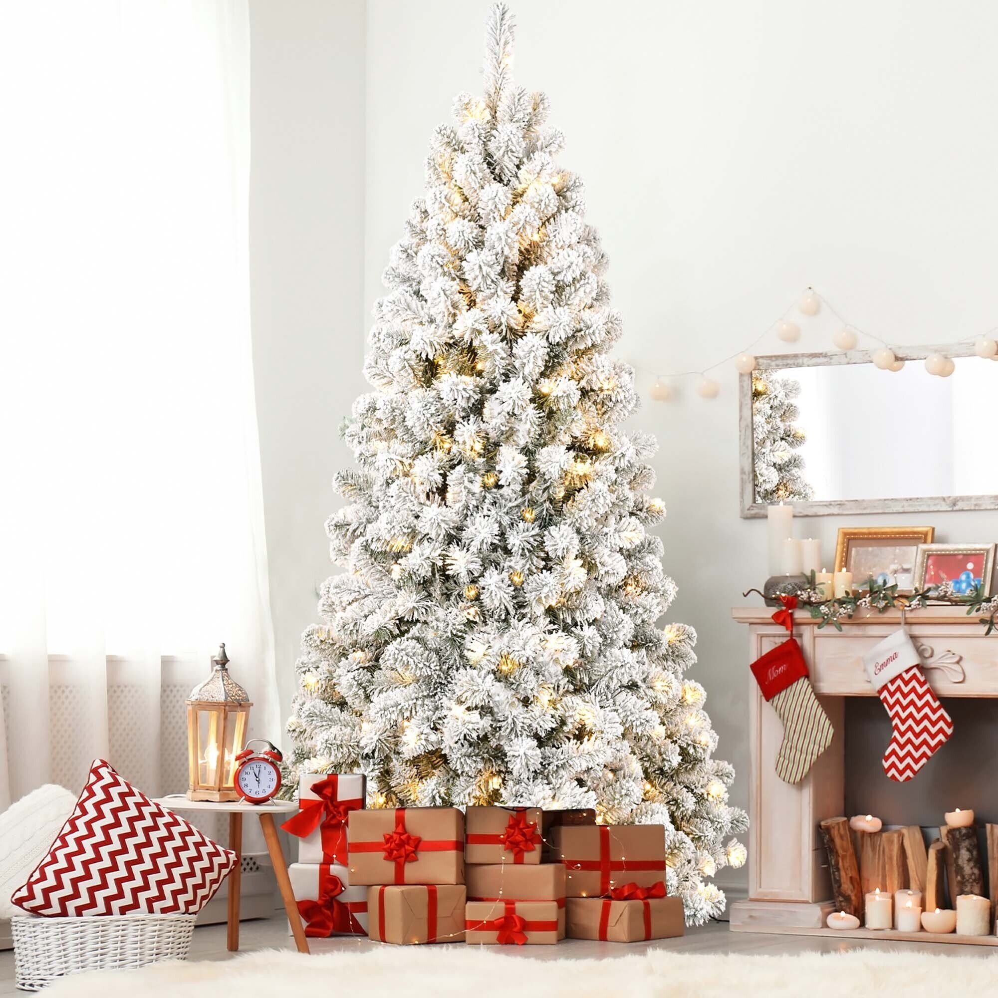 7FT PVC Memory Wire Christmas tree with Light - Bed Bath & Beyond