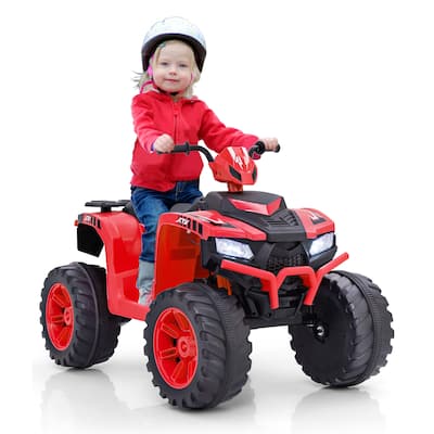 Gymax Kids Ride-On ATV 24V Battery Powered Electric Vehicle w/