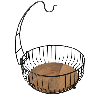Mikasa Gourmet Basics Savannah Fruit Basket with Banana Hook