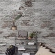 preview thumbnail 6 of 6, Galerie Wallcoverings Orom II Collection All-Over Brick 62.5-inches wide x 9.18-feet high 3-panel Wall Mural