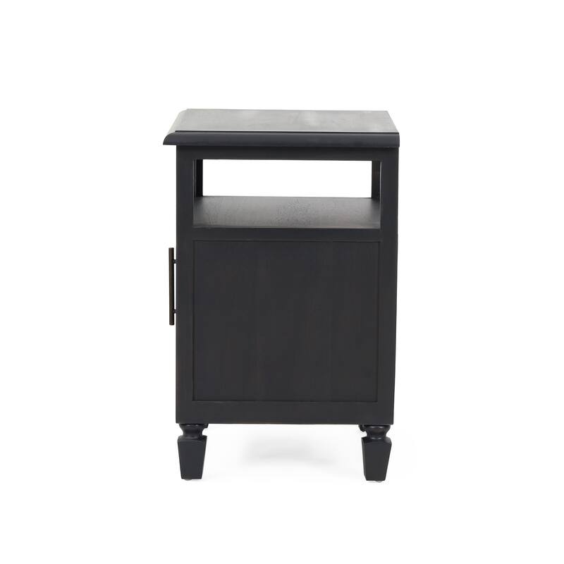 Acacia Wood Nightstand Bedside Cabinet Small Side Table