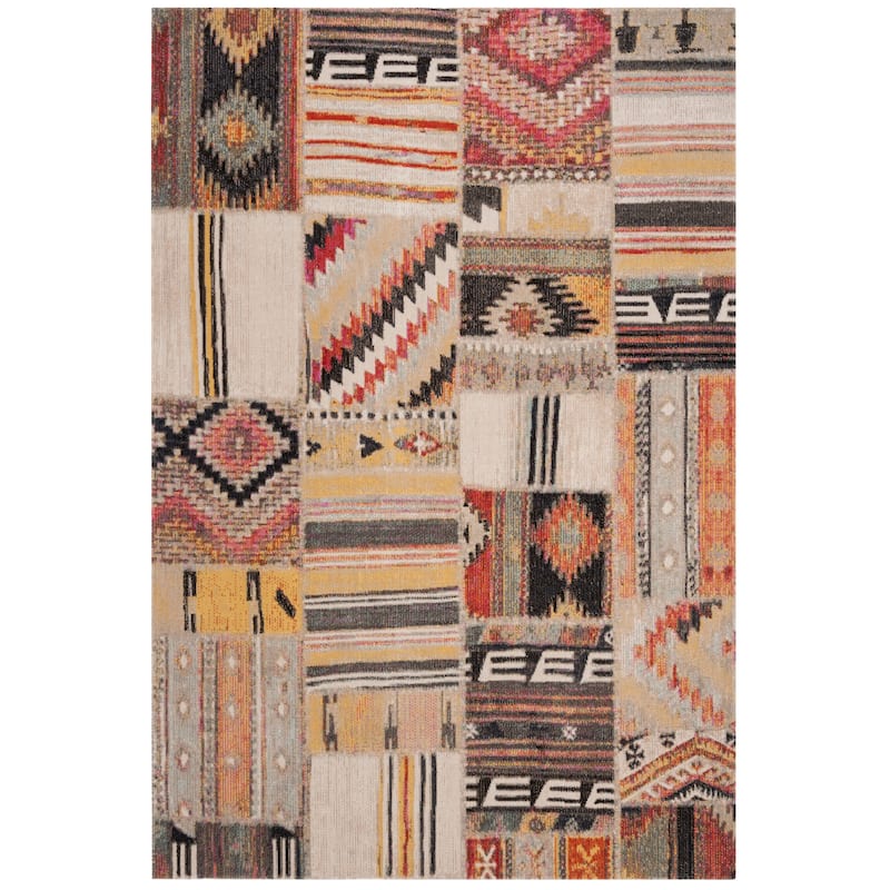 SAFAVIEH Montage Saimi Indoor/ Outdoor Waterproof Patio Backyard Rug