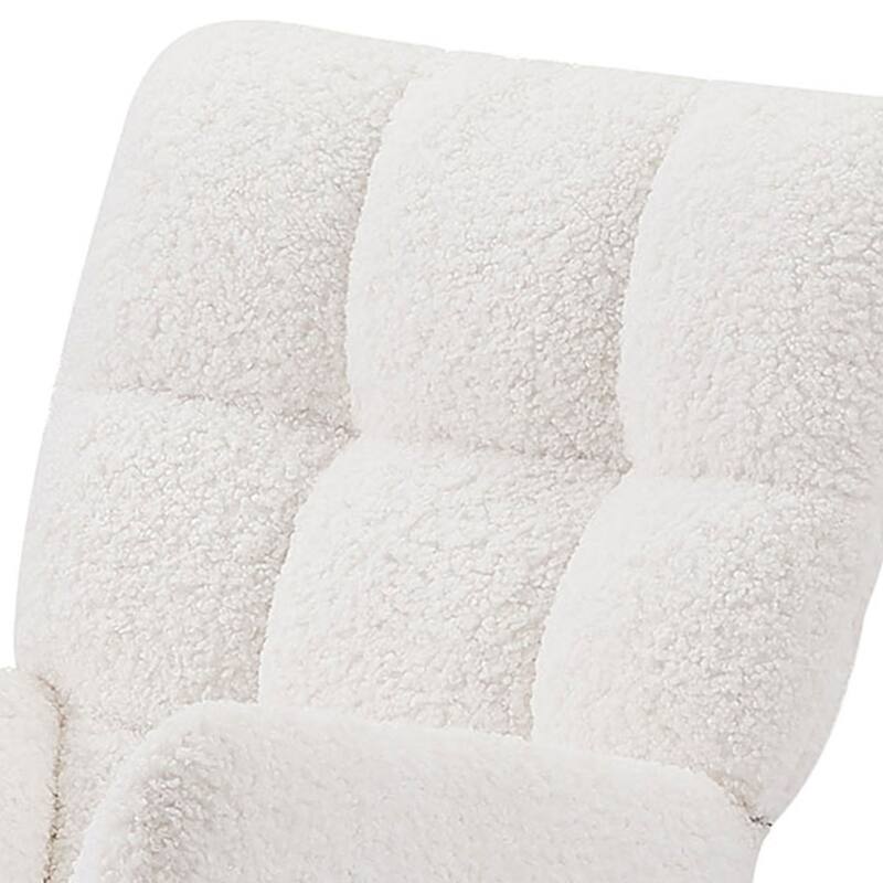 Lounge Chair Rocking Chair with High Backrest