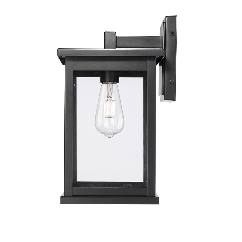 Millennium Lighting Bowton II 1 Light Outdoor Wall Sconce in Powder Coat Black
